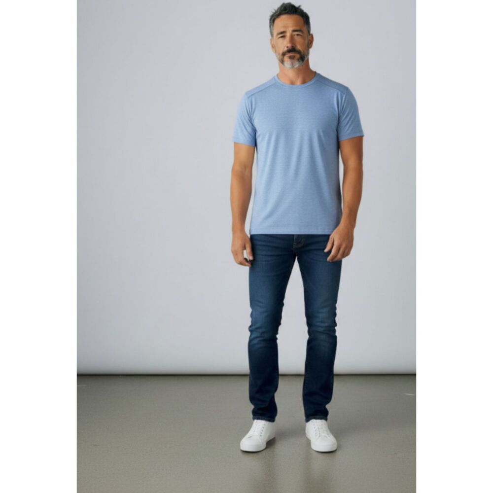 Mens Lululemon Soft Jersey Short Sleeve XL T-Shirt Relaxed Athletic Blue Dad